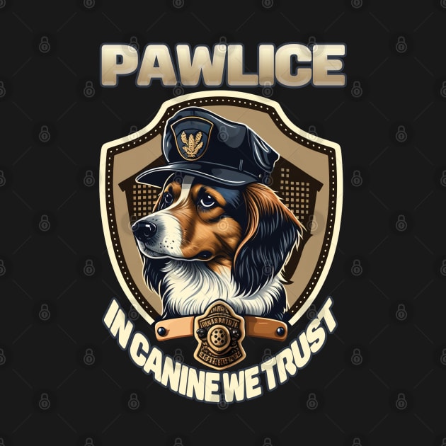 Pawlice Officer - In Canine We Trust Dog by RailoImage