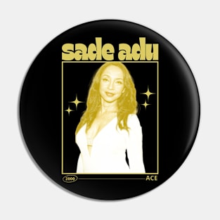 Sade Retro 80s Pin