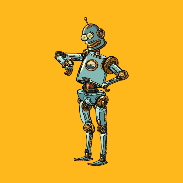 Vintage Robot by waltzart