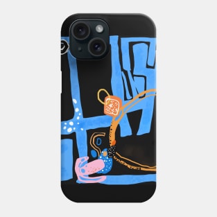 abstract artwork painting Phone Case