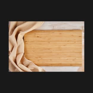 Empty bamboo chopping board with copyspace T-Shirt