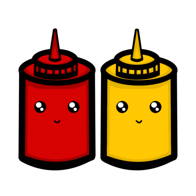 Ketchup and Mustard by TeaShirts