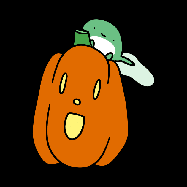 Tadpole and Jack o Lantern by saradaboru