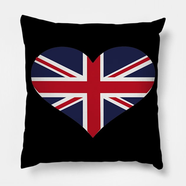 UK flag Pillow by Designzz