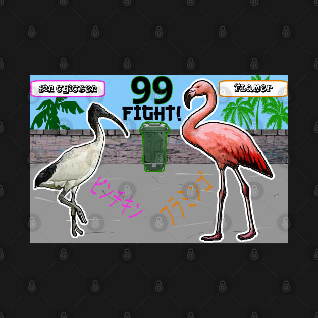 BIN CHICKEN FLAMINGO FIGHT CLUB MEME Gaming Meme TShirt TeePublic