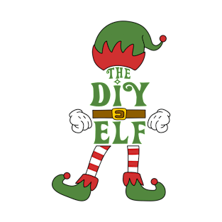 The Diy Elf Christmas Family Matching Outfits Group Attire T-Shirt