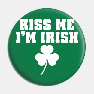 Kiss Me Im Irish Baby Tee Pin