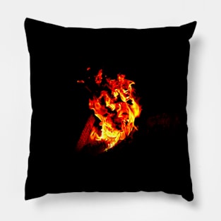 Skull Fire Pillow
