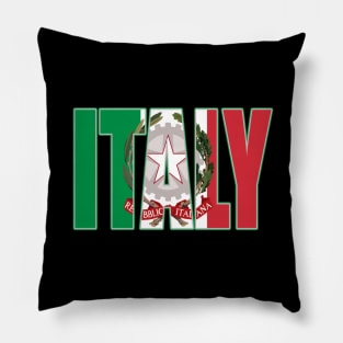 Italy Flag Italian Italia Italiano Pillow