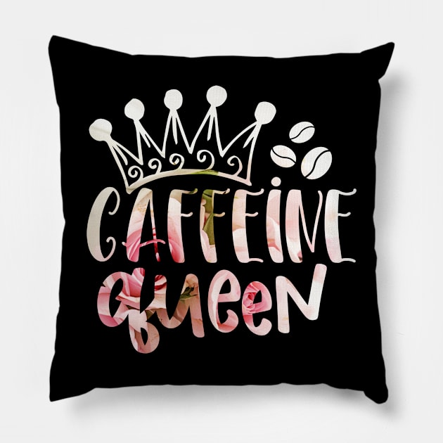 Caffeine queen Pillow by teestore_24