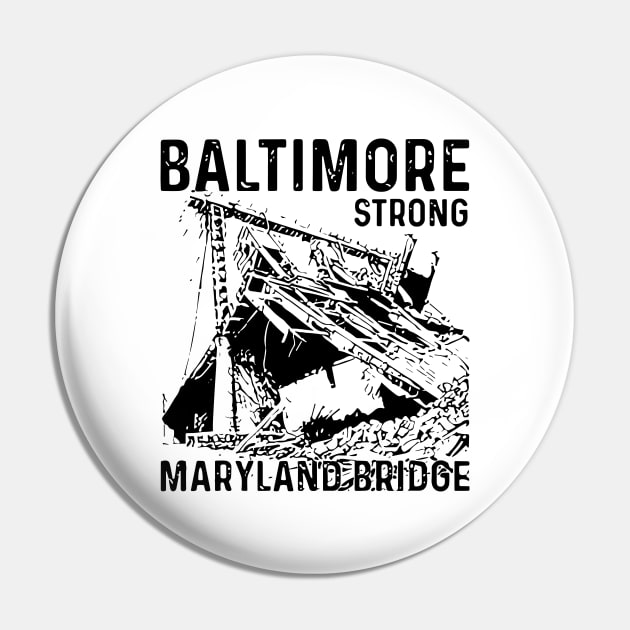 Baltimore-Strong-Maryland-Bridge-vintage Pin by SonyaKorobkova