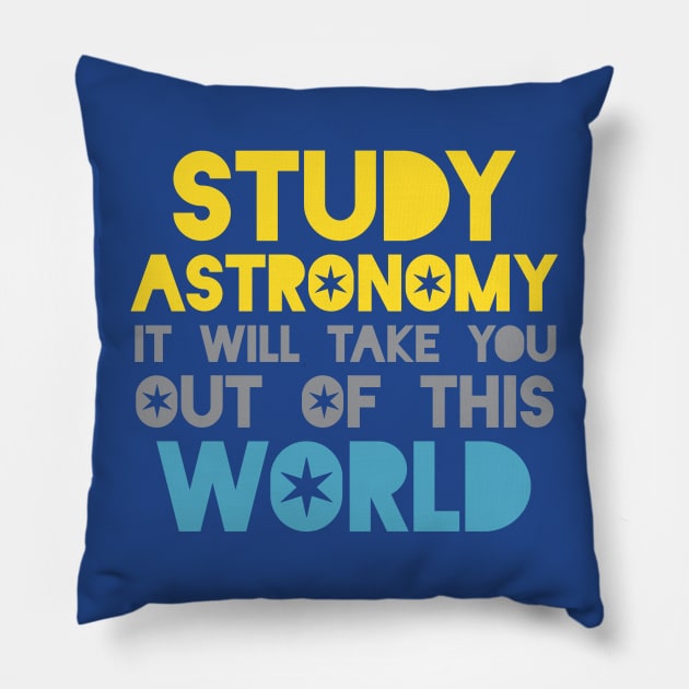 Study Astronomy Pillow by oddmatter