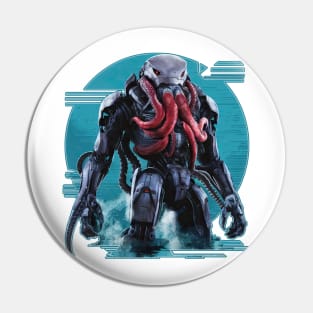 Hybrid Jaeger: Shark-Octopus Concept Pin