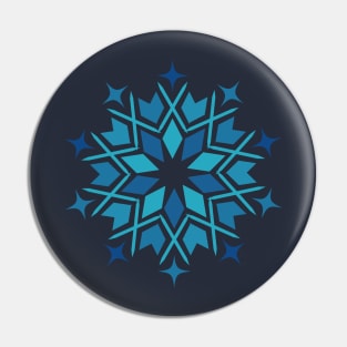 Bluetiful Snowflake Pin