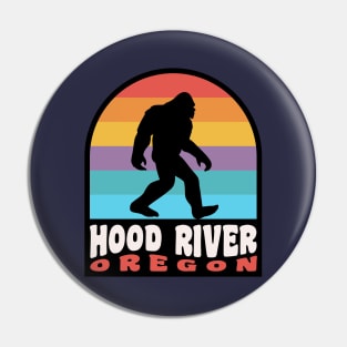 Hood River Oregon Bigfoot Sasquatch Pacific Northwest Pin