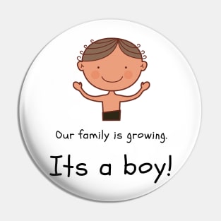 Love this 'Our family is growing. Its a boy' t-shirt! Pin