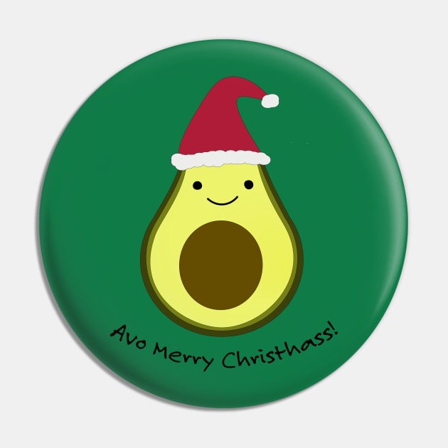 Avo Merry Christhass Pin by Hedgie Designs