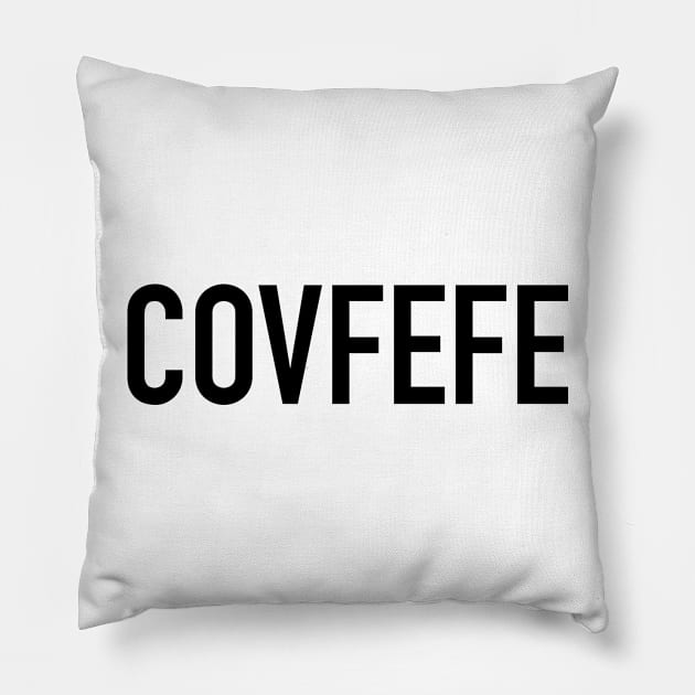 COVFEFE Pillow by Natural 20 Shirts