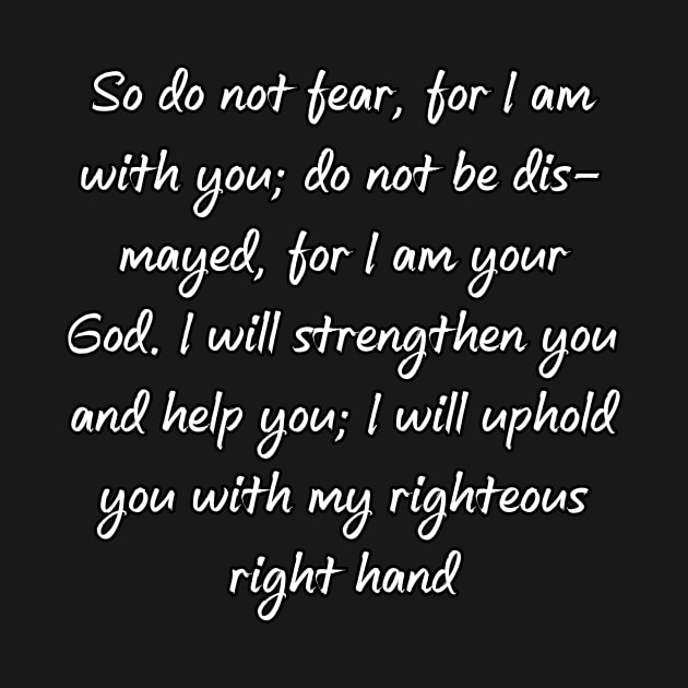 Isaiah 41:10 NIV Bible Verse Text by Holy Bible Verses