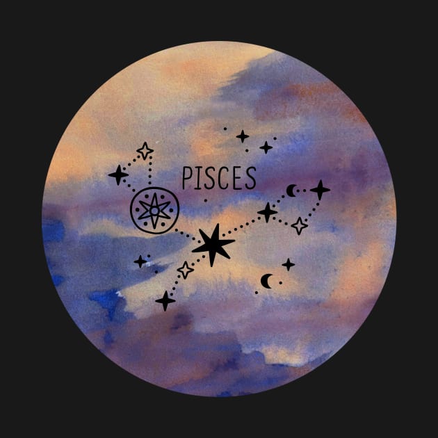 Pisces Zodiac by Nanouche