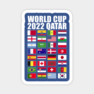 World Cup Flag Team Magnet