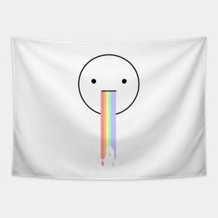 Kawaii Rainbow Spew Tapestry