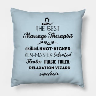 The Best Massage Therapist Gift For Professionals Pillow