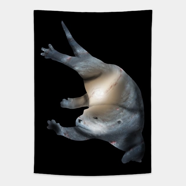 Galaxy Otter Tapestry by Kristal Stittle