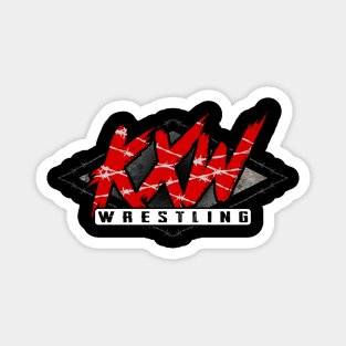 KXW Wrestling Logo Magnet