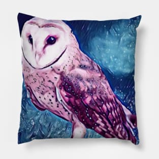 Galaxy Owl Pillow