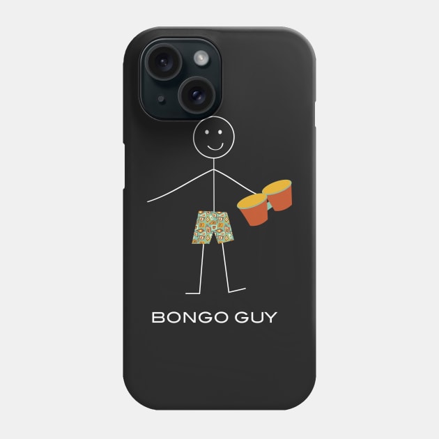 Funny Mens Bongo Guy Phone Case by whyitsme