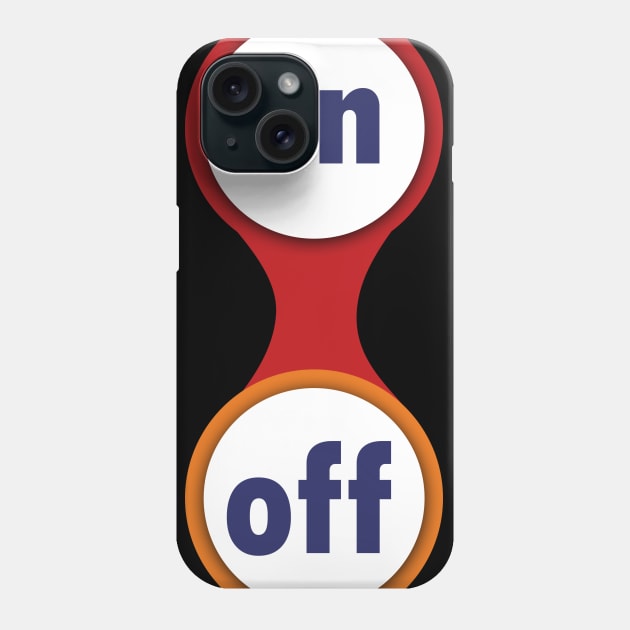simple on off icon Phone Case by INDONESIA68