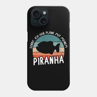 Piranha Pläne Liebhaber Züchter Angeln Meer Phone Case