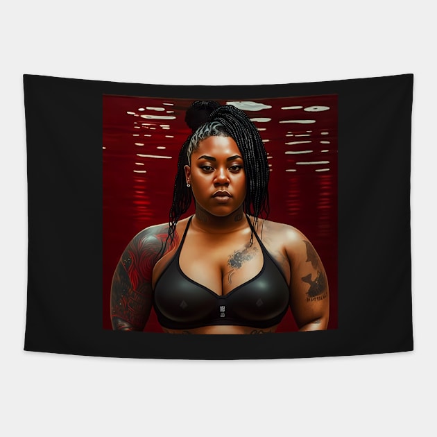 Summer Vibes, Curvy Summer, Beautiful Superwoman lifter. Bodybuilder. Female are strong. iPhone Case Tapestry by MeatLuvers