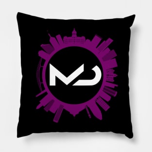 BALTIMORE CITY MD SKYLINE DESIGN Pillow