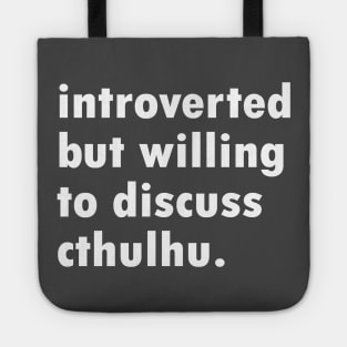 Introverted Cthulhu Tote