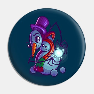 Cast Snowball Pin