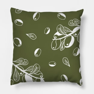 Olives pattern texture Pillow