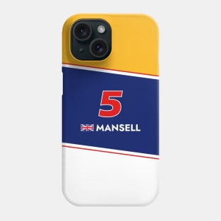 F1 Legends - Nigel Mansell Phone Case