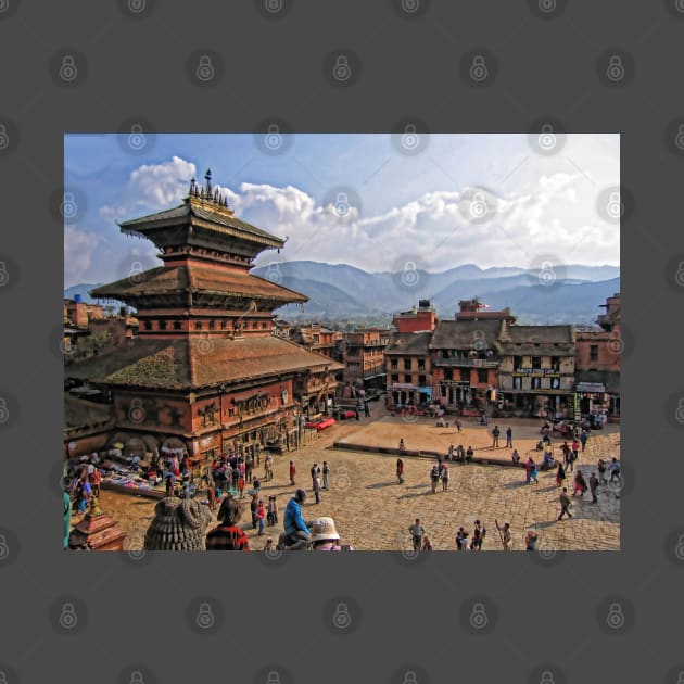 Taumadhi Square. Bhaktapur. Nepal by vadim19