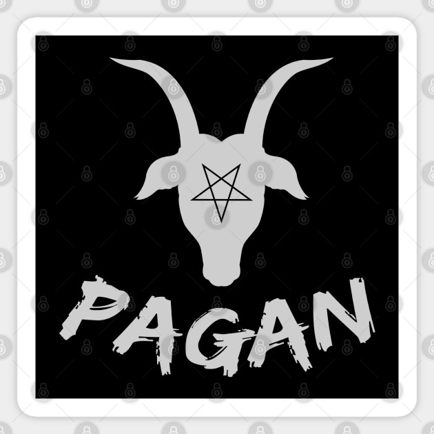 Pagan Winter Solstice Witch Pentagram Wicca Voodoo Goat Star