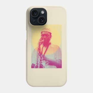 Pharoah Sanders offset graphic Phone Case