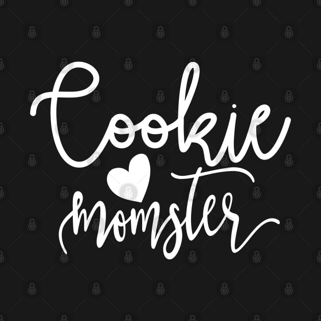 Cute Cookie Momster T shirt Mothers day gift by mommyshirts