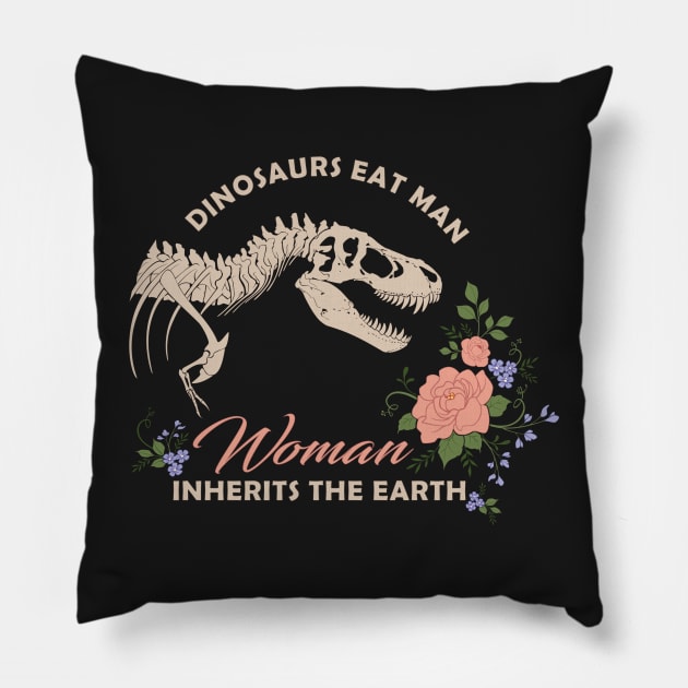 Jurassic Prophecy Pillow by QuirkySphinx