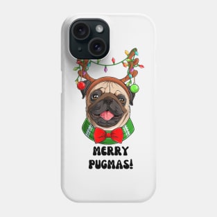 Merry Pugmas Design Phone Case