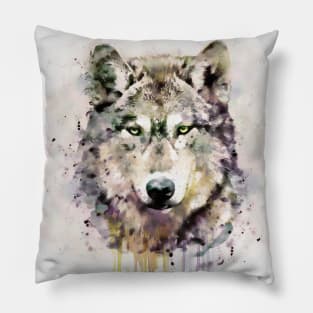 Wolf Head Pillow