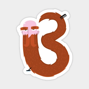 B beard Magnet