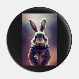 Bunny in space suit Pin