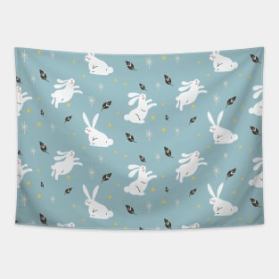 cute rabbit pattern Tapestry