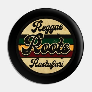 Reggae Roots Rastafari Pin